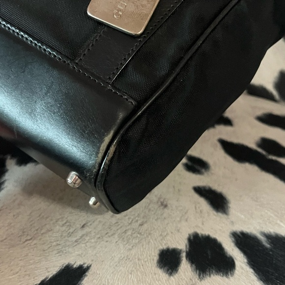 GUCCI Black Canvas 90s Mini Handbag - Picture 10 of 17